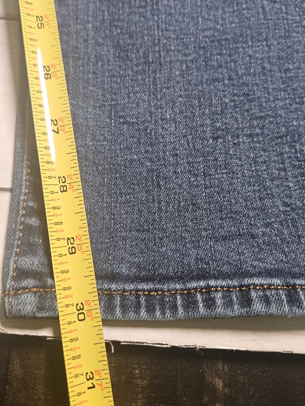 Lucky Brand 181 Relaxed Straight Jeans Mens 42x32 Medium Wash Distressed 42x30 - Picture 3 of 11